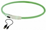 Nobby LED svítící kroužek na krk pro velké psy zelená L 65cm