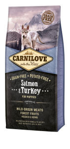 Carnilove Salmon & Turkey for Puppies 12kg