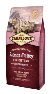 Carnilove Cat Kitten Salmon & Turkey Grain Free 6 kg