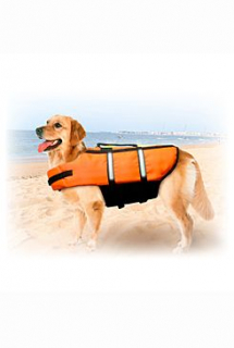 Vesta plavací Dog L 40cm oranžová