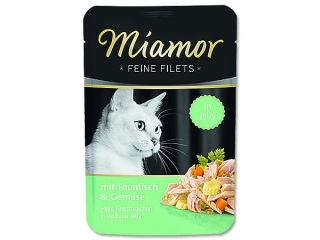 Miamor Cat Filet kapsa tuňák+zelen. 100g