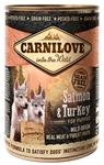 Carnilove Wild Meat Salmon & Turkey for Puppies  400 g konzerva