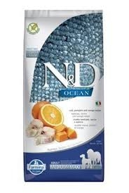 N&D OCEAN DOG GF Adult M/L Codfish&Pumpkin&Orange 12kg
