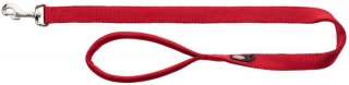 Vodítko PREMIUM s vyplněnou rukojetí 1m/25mm (L-XL) - červená