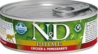 N&D PRIME Cat konz. Adult Chicken & Pomegranate 80 g