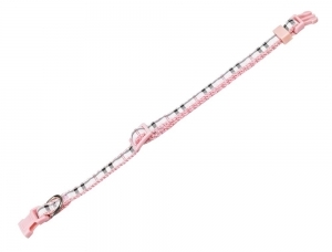 Nobby Tartan obojek 20-35cm růžová