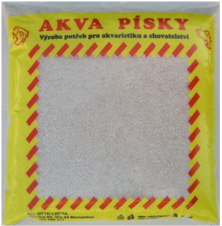 Písek akvarijní Akva č.1 - bílý říční jemný 3 kg