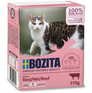 Bozita cat chunks in gravy with beef 370g