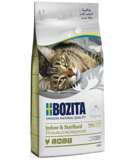 Bozita cat Indoor & Sterilised chicken10kg