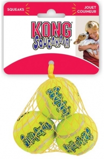 AIR KONG Dog Squeaker tenisový míček 3ks x-small 3,8cm
