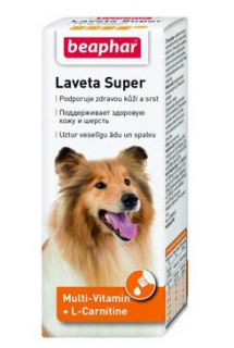 Beaphar Laveta Super vit. vyživující srst pes 50ml