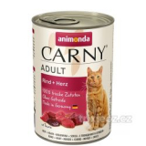 ANIMONDA konzerva CARNY Adult - hovězí, srdce 400g