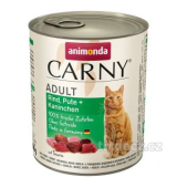 ANIMONDA konzerva CARNY Adult - hovězí, krůta, králík 800g