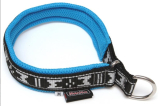 Obojek nylon polstrovaný - modrý ManMat 52 cm