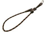 Obojek polostahovací, lano 6mm/65cm černo-oranžový