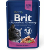 Brit Premium Cat kapsa with Salmon & Trout 100g