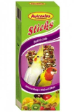 AVICENTRA tyčinky pro malé papoušky - ovoce + ořech 2ks