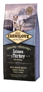 Carnilove Salmon & Turkey for Puppies 12kg