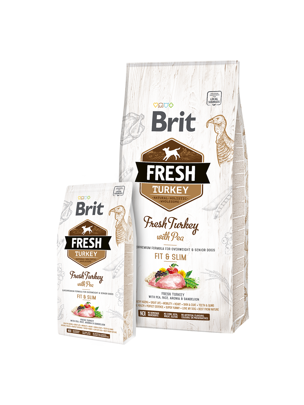 Brit Dog Fresh Turkey & Pea Light Fit & Slim 2,5kg