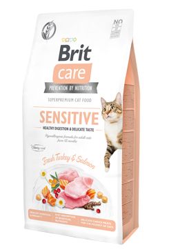 Brit Care Cat GF Sensit. Heal.Digest&Delic.Taste 0,4kg