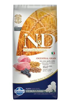 N&D LG DOG Puppy M/L Lamb & Blueberry 2,5kg