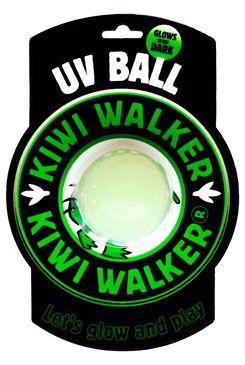 Hračka pes GLOW BALL MINI plov. z TPR Kiwi