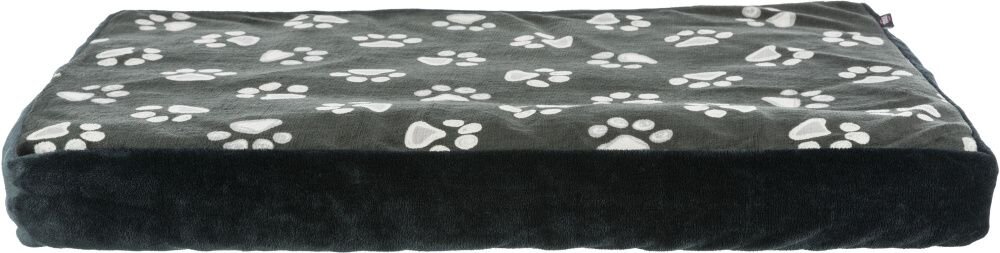 Obdelníkový polštář JIMMY černý s tlapkami 120x80cm