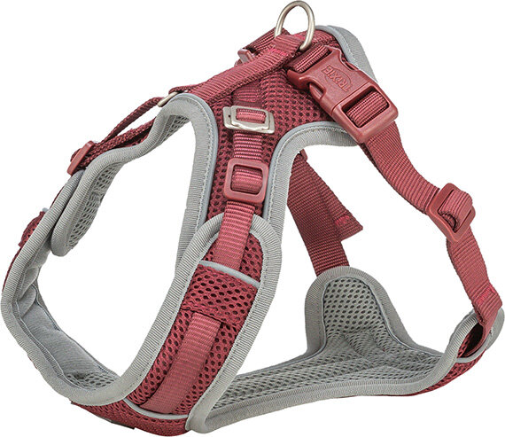FlexMesh Premium postroj, široký střih, sangria M, 58-80cm/20mm
