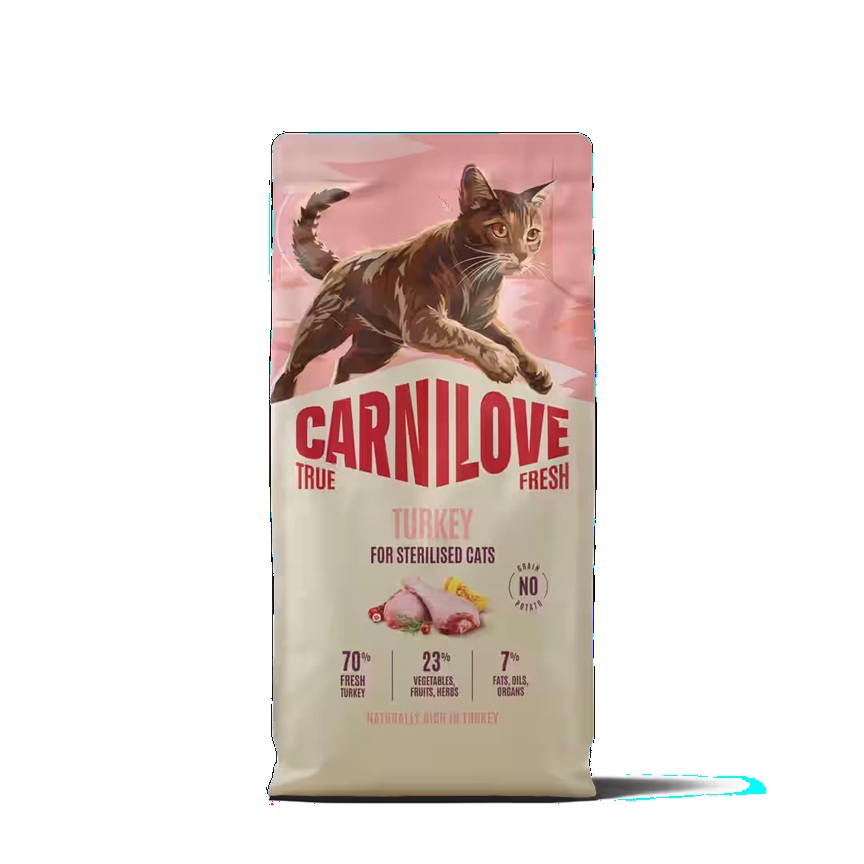 Carnilove Cat True Fresh Dry Turkey Steril. 2kg