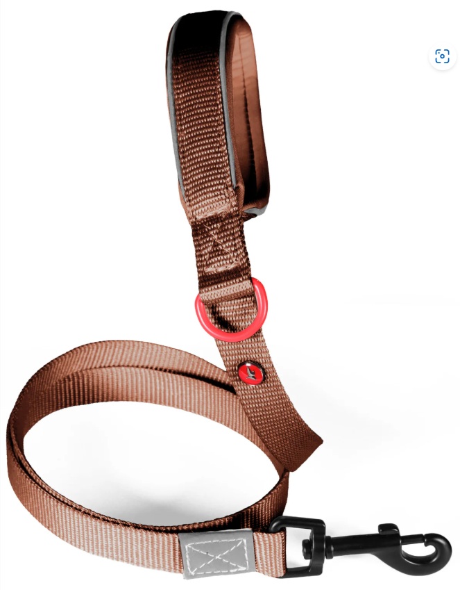 Vodítko pes PREMIUM nylon 25mm/1,2m moka Zolux