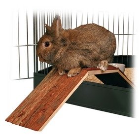 Dřevěný most pro králíky a morčata do klecí  63x18x15 cm