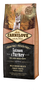 Carnilove Salmon & Turkey for Large Breed Puppy 12kg