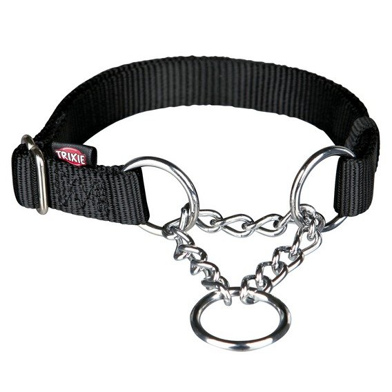 Nylonový polostahovák PREMIUM 35-50cm/20mm (M-L) černá