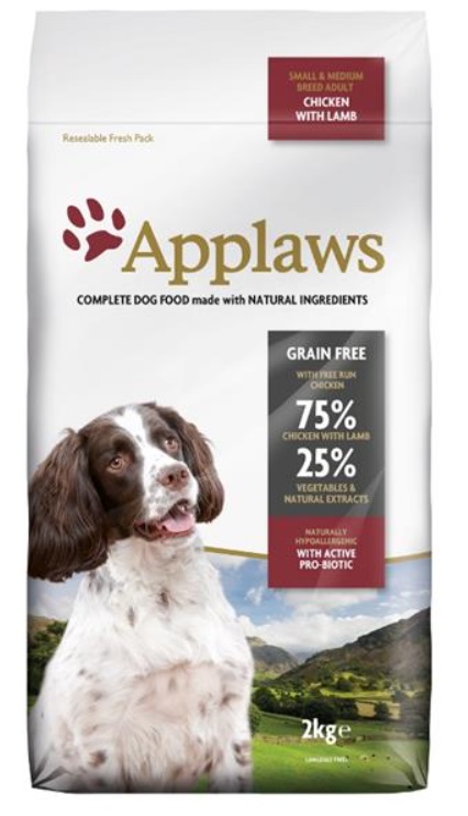 Applaws Dog Dry Adult S&M Breed Chicken & Lamb 2 kg