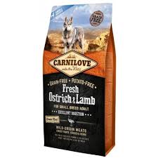 Carnilove Dog Fresh Ostrich&Lamb for Small Breed 6kg