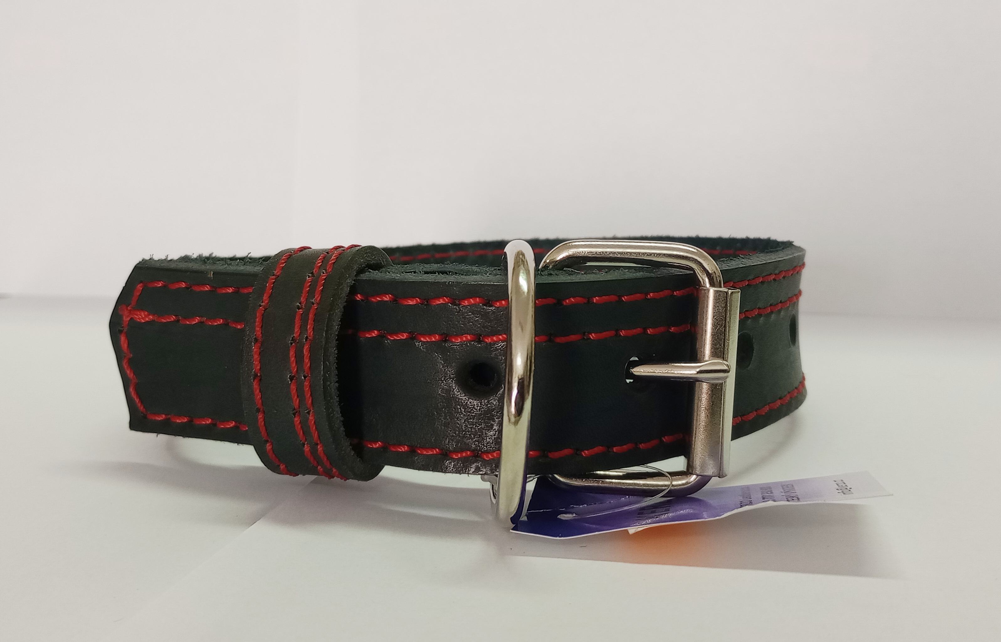 Obojek kůže Kerzo 3,5/50cm černý