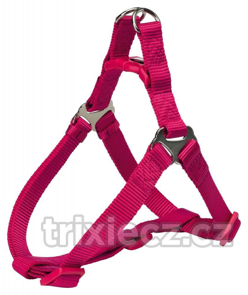 Postroj PREMIUM 50-65cm/20mm (M), - fuchsie