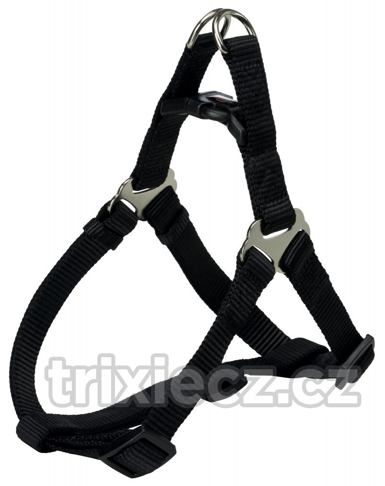 Postroj PREMIUM 80-100cm/25mm(XL), - černá