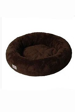 Pelech Amélie plyš kulatý 60cm Hnědá