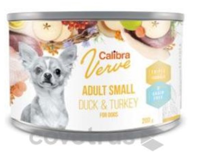 Calibra Dog Verve konz.GF Adult Small Duck&Turkey 200g