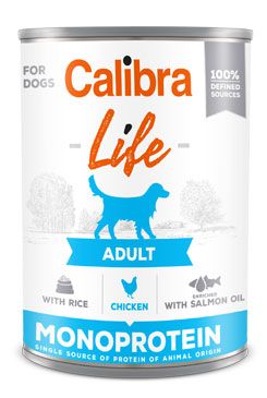 Calibra Dog Life  konz.Adult Chicken with rice 400g