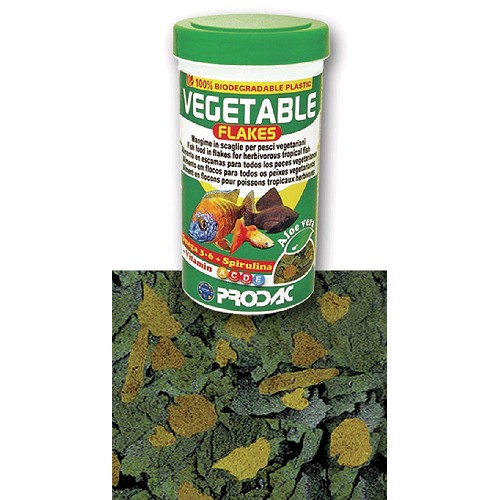 Krmivo pro ryby Prodac Vegetable Flakes 20g