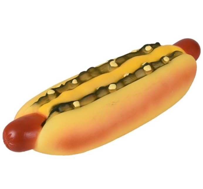 Hračka vinyl HotDog 25cm Flamingo