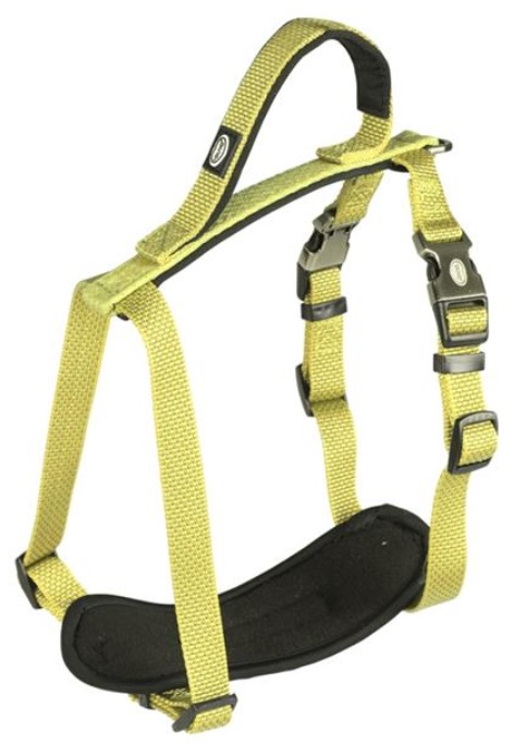 Postroj nylon North neon žlutá 2x50-65cm Duvo+