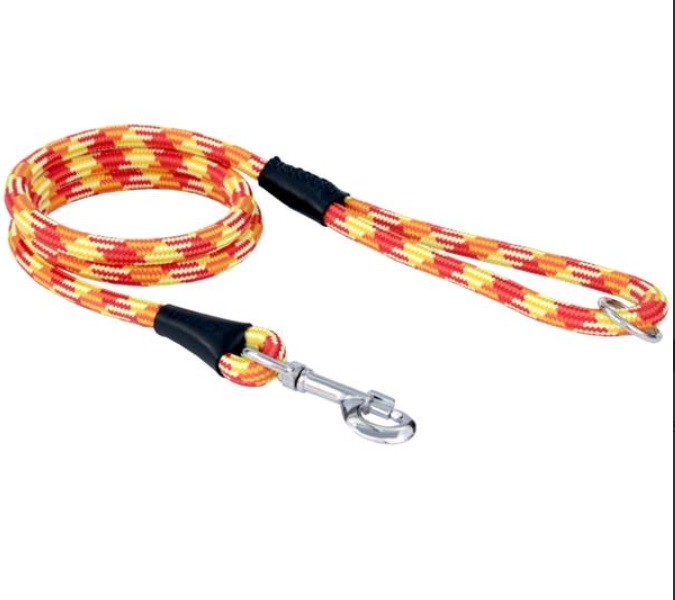 Vodítko textil lano ALPINE červené 1,2x150 BAFPET