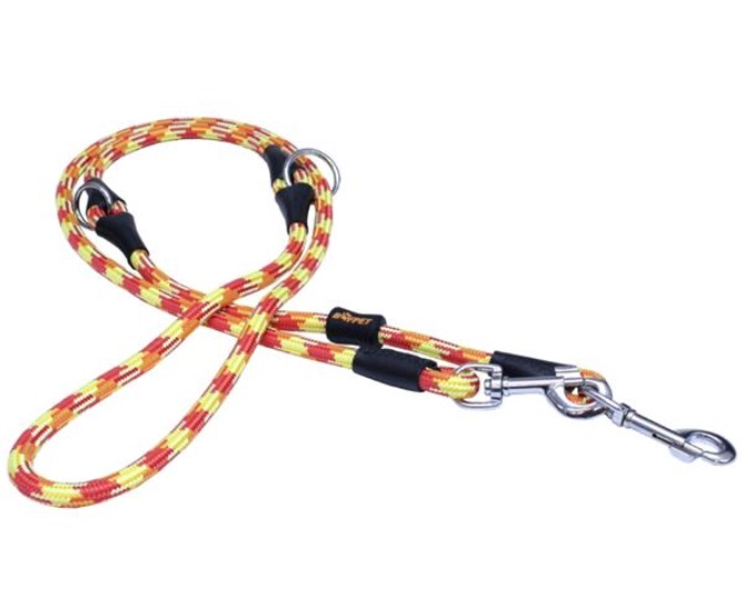 Vodítko textil lano ALPINE červené 1,2x240 BAFPET