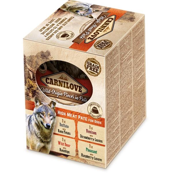 Carnilove Dog kaps. Paté Multipack 4 x 300 g