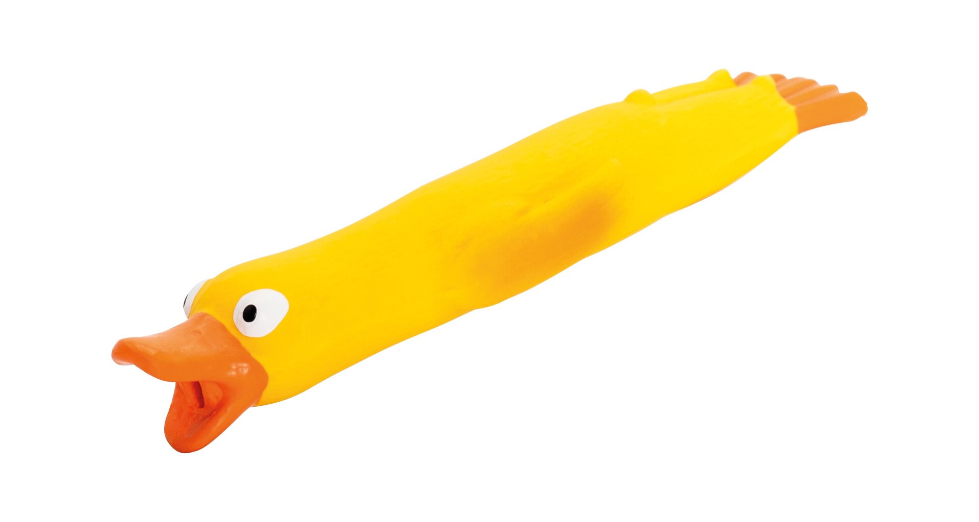 Kachna "kamikadze"s křupavým zvukem, 19 cm, žlutá, HipHop