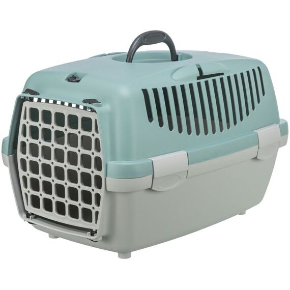 Transportní box Capri I, XS: 32 x 31 x 48 cm, světlešedá/šalvějová