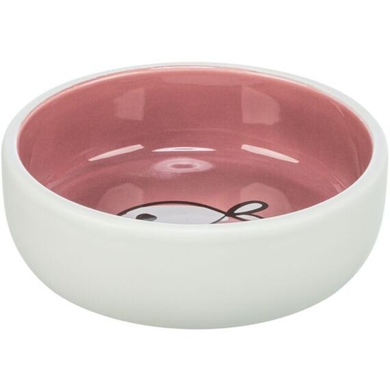 Keramická miska pro kočky, s glazurou 0,3 l/13 cm, různé motivy a barvy
